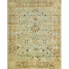 ANTIQUE SULTANABAD CH-7 Green / Rust 