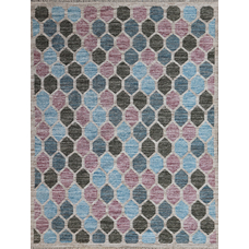 ARIA KILIM GEOMETRA LIGHT BLUE / MULTI