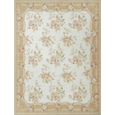 GENUINE AUBUSSON BELFORT IVORY / PEACH