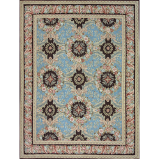 GENUINE AUBUSSON GUERET BLUE / BROWN
