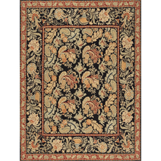 GENUINE AUBUSSON SURRE BLACK