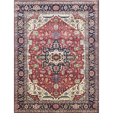 BAKSHAHESH II BK093 RED / BLUE