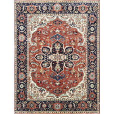 BAKSHAHESH II BK095 RED / BLUE