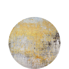 CANVAS ART WITH SILK C9233 GOLD / CHARCOAL