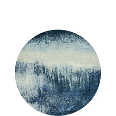 CANVAS ART WITH SILK J1056 BLUE / MULTI