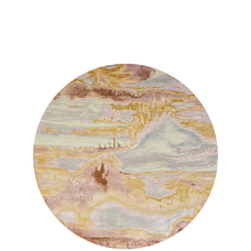 CANVAS ART WITH SILK J1071 PINK / GOLD