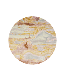 CANVAS ART WITH SILK J1071 PINK / GOLD