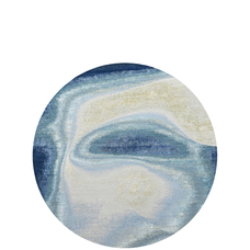 CANVAS ART WITH SILK JCD16 SILVER / BLUE