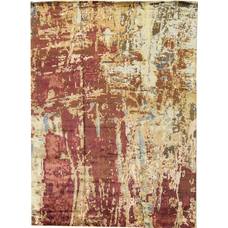 CANVAS ART F1205 RUST / IVORY