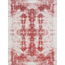 HANDLOOMED JACQUARD RC273 IVORY / RED