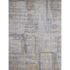 HANDLOOMED JACQUARD RK207 YELLOW / GREY