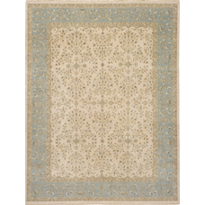 KING SAROUK BENARES IVORY / LIGHT BLUE