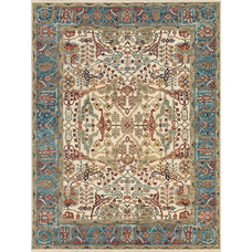 NEO VILLA ALL WOOL 11-KP IVORY / BLUE