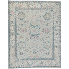 BODRUM OUSHAK SC074 BLUE / IVORY 