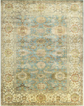 ANTIQUE SULTANABAD MAH25 Blue / Ivory