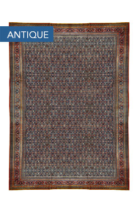 Antique Persian Fine Tabriz Rug Circa 1900