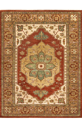 Sultanabad Collection.Red/Brown