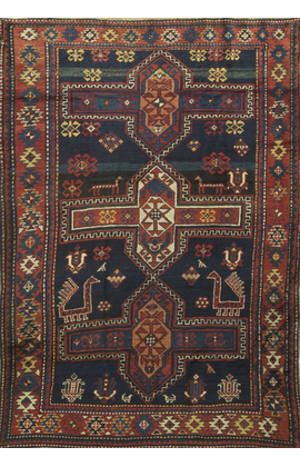 Antique Caucasian Kazak Rug Circa1900