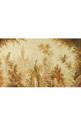 A  French circa 1830 tapestry panel. 