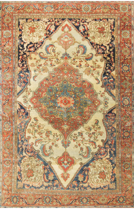 Antique Persian Sarouk Feraghan Circa 1900
