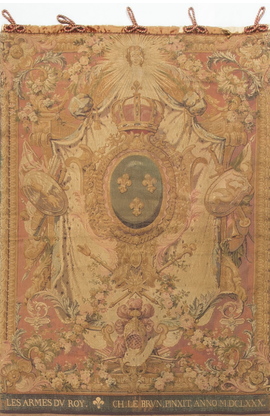French Armorial Tapestry Panel