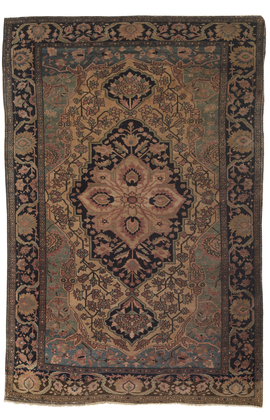 Antique Persian Farahan Sarouk Rug Circa 1880.