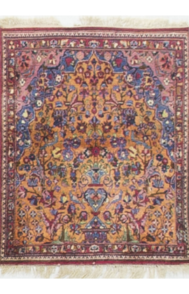 Vintage Persian Silk Tabriz Circa 1940