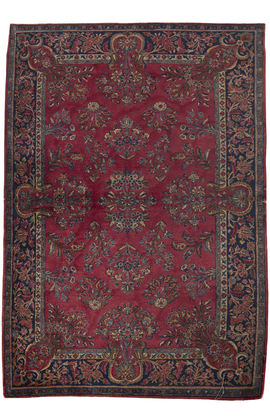 Antique Persian Manchester Kashan Circa 1900