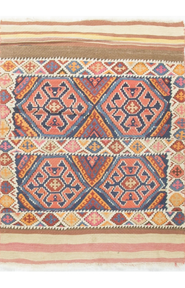 Vintage Persian Kilim Circa 1940