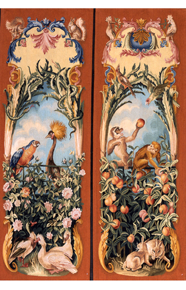 A pair of Tapestry panels 