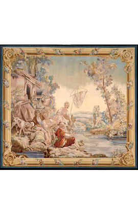 Recreation of an 18th century Romantic design Tapestry