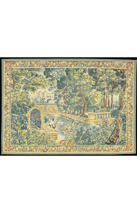 Recreation of an 18th century Goblin design Game Park Tapestry