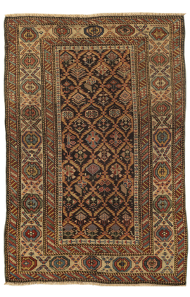 Antique Caucasian Shirvan Rug Circa 1880.