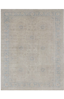 Sultanabad. Cream/Light Blue