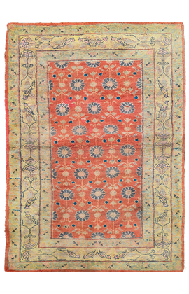 ANTIQUE AGRA AGRAC RUST / CREAM