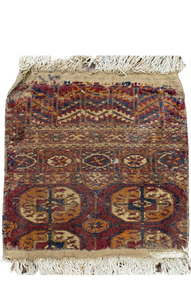 ANTIQUE TURK BOKHA RED / RED