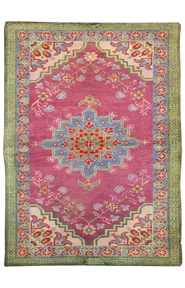 ANTIQUE AGRA AGRAC RED / BLUE