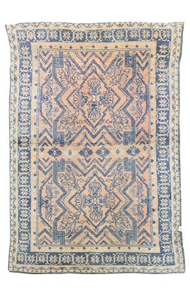 ANTIQUE AGRA AGRAC RUST / BLUE