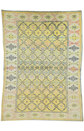 ANTIQUE AGRA AGRAC CREAM / GREEN