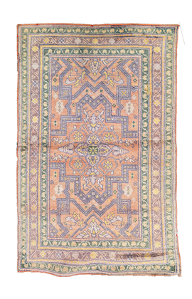 ANTIQUE AGRA AGRAC RUST / MULTI