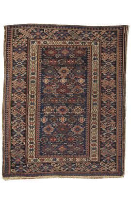 Antique Caucasian Chichi rug circa 1880
