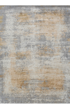CANVAS ART WITH SILK B1945 TAUPE / RUST