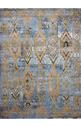 CANTERBURY SILK JS161 LIGHT BLUE / GOLD