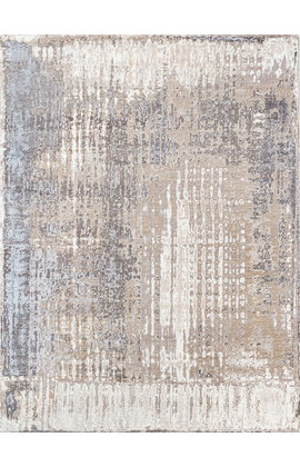 CANVAS ART WITH SILK J1092 BEIGE / SILVER