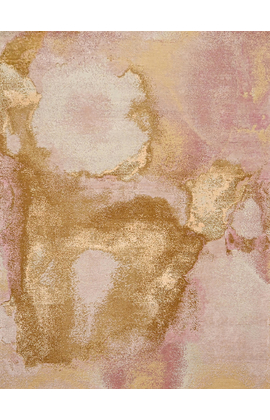 CANVAS ART WITH SILK J2066 PINK / GOLD