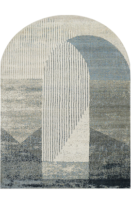 CANVAS ART WITH SILK JC738 SILVER / GREY