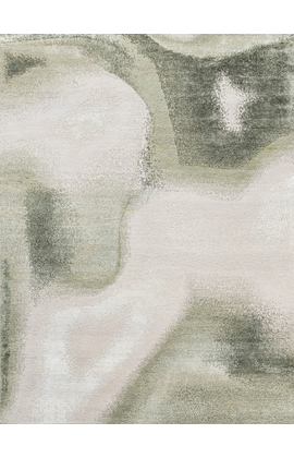 CANVAS ART WITH SILK JCD14 BEIGE / LIGHT GREEN