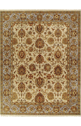 CORNWALL SULKD SULTANABAD IVORY / LIGHT BLUE