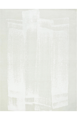 HANDLOOMED JACQUARD 581OC IVORY / WHITE