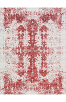 HANDLOOMED JACQUARD RC273 IVORY / RED